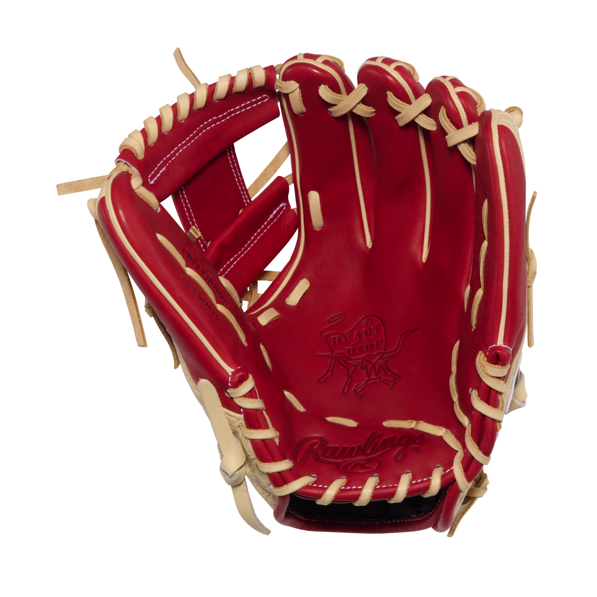 Rawlings Heart of the Hide Infield Glove - Front Pocket View, PROR315-2WSHCC