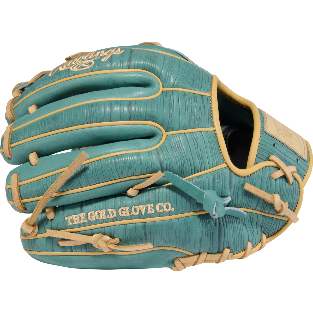 Rawlings PROR934-2SP Infield Glove fingers view showing the 11.5-inch 93 infield pattern