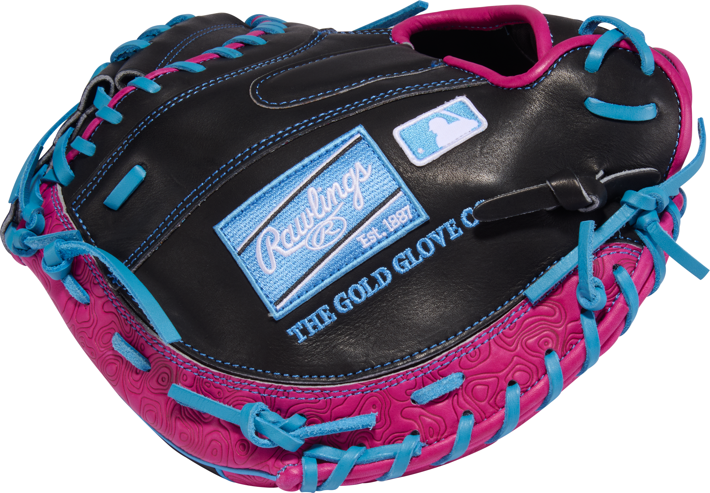 (both mitts, reverse angle)	Rawlings Heart of the Hide Catcher's Mitt 1-Piece closed web