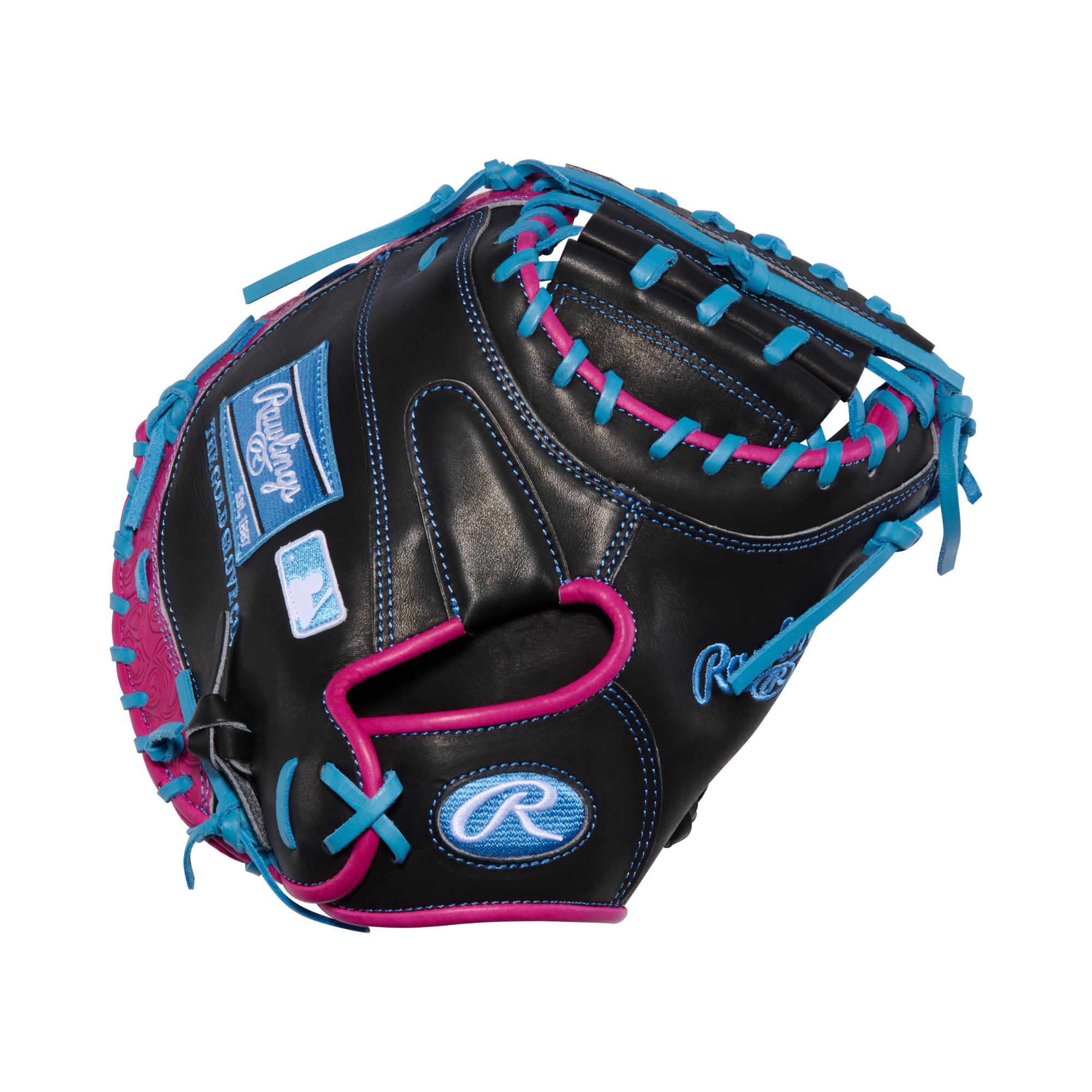 Rawlings Heart of the Hide Catcher's Mitt Deer-Tanned Cowhide Lining – Back View