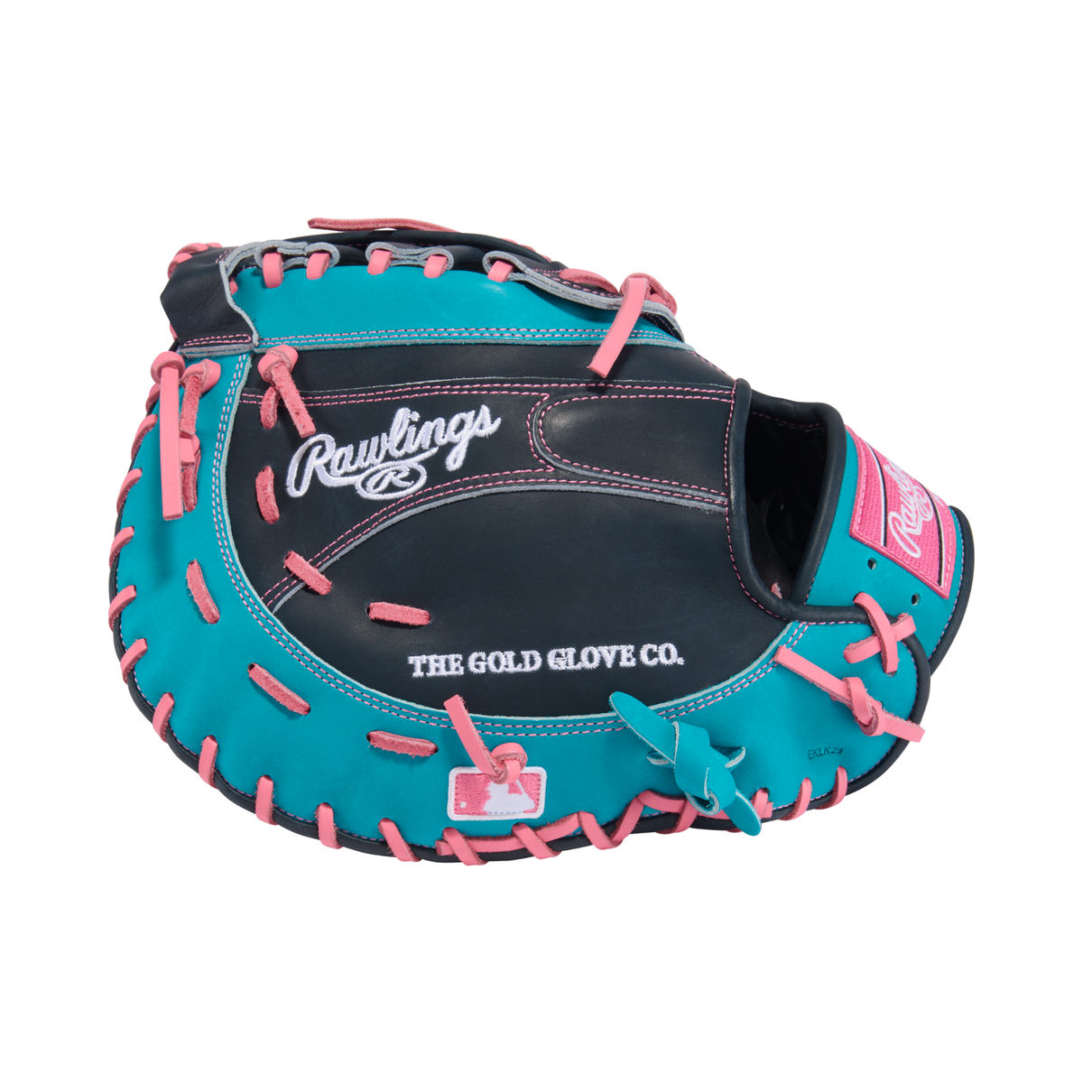 Rawlings Heart of the Hide First Base Mitt - Finger Stalls and Web Detail, Back View