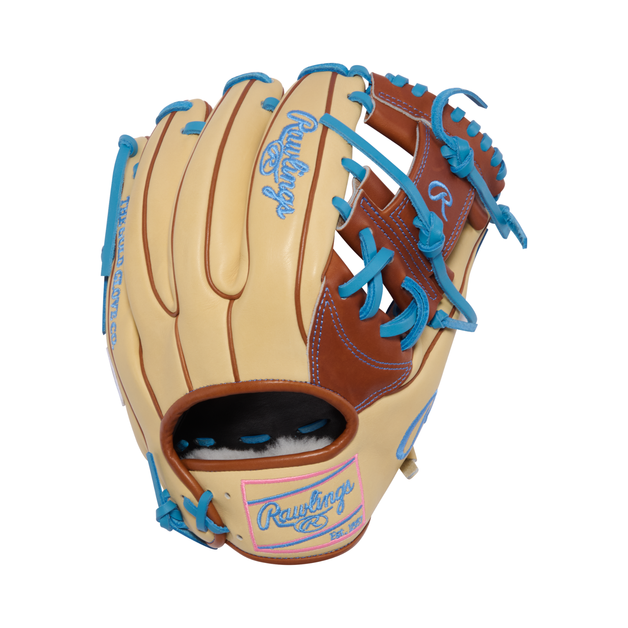 Rawlings Pro Preferred Infield Glove Pittards Sheepskin Lining Baseball Mitt – Back View