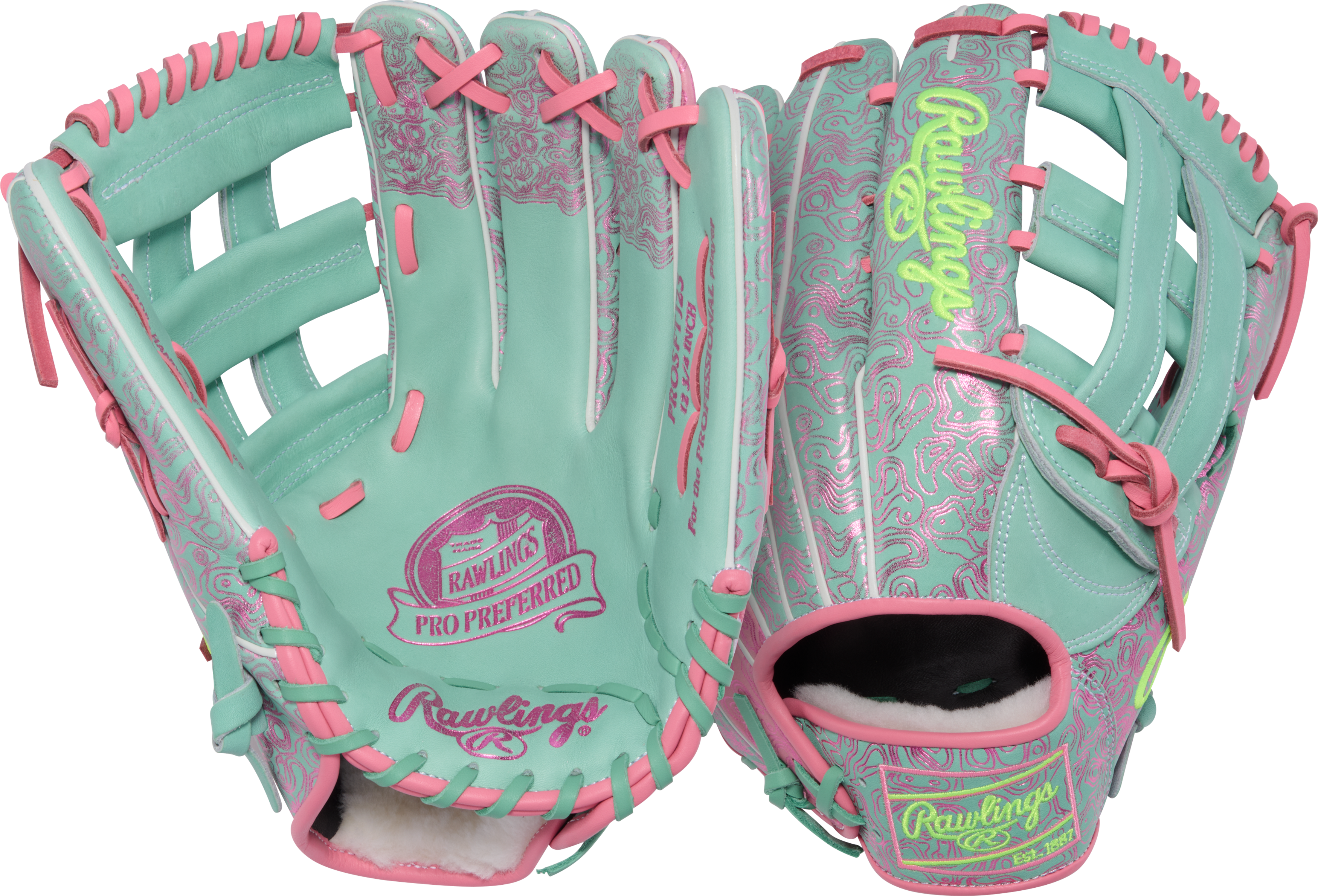 Rawlings Pro Preferred FTJ23 12.75" Outfield Glove LHT