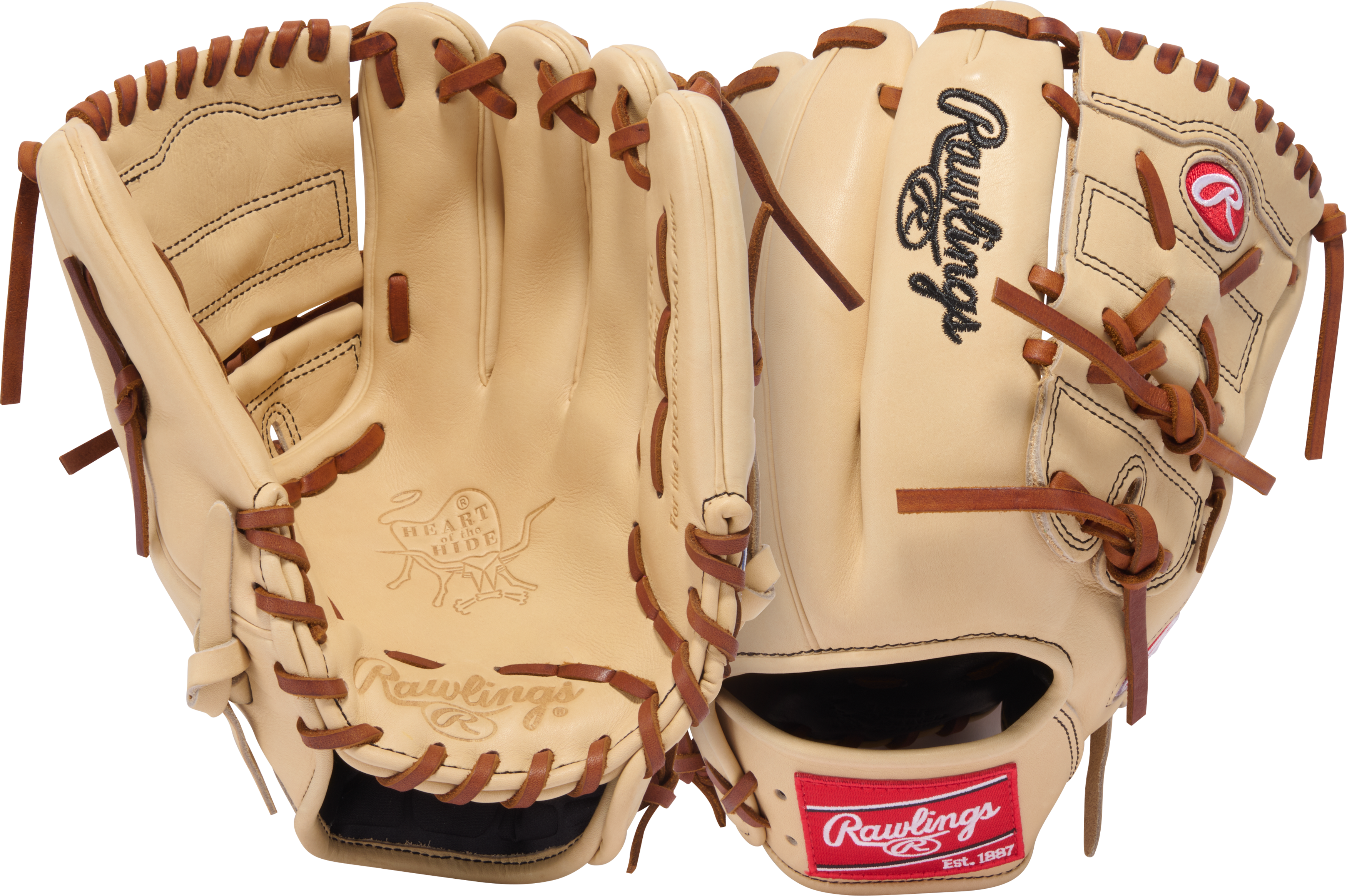 Rawlings Heart of the Hide Traditional PROT206-9C 12" Baseball Glove LHT