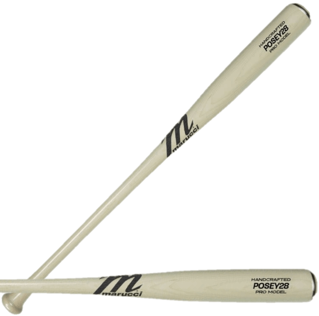 2022 Marucci Buster Posey Maple Pro Model bat, handcrafted with large barrel and thin handle for power hitters.