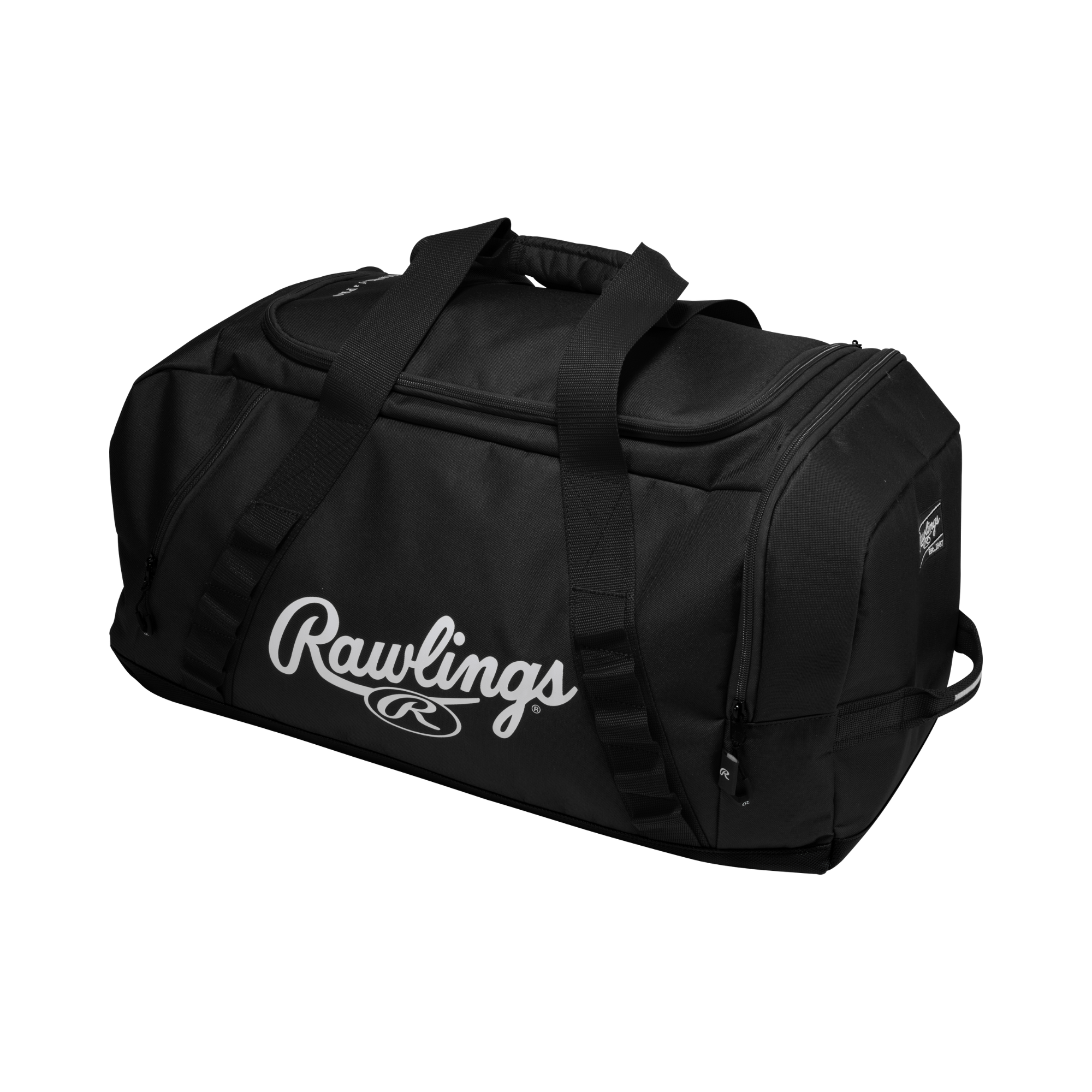 Rawlings Covert 2 Duffel Bag in Black- Fits full catcher’s gear with ease