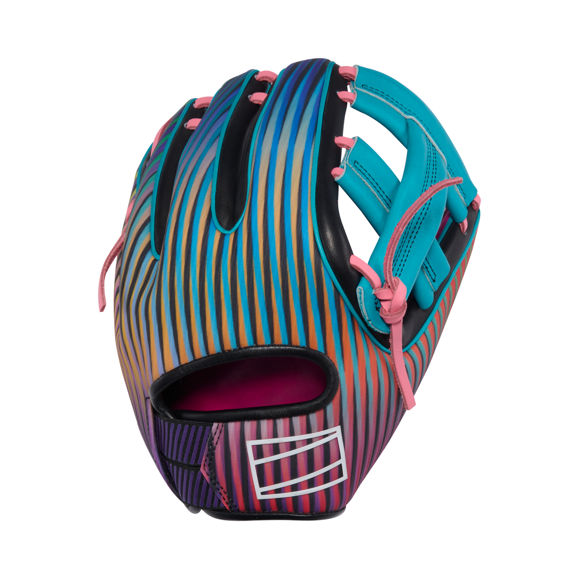Colorful Rawlings REV1X Series REV204-1BE 11.5" Baseball Glove RHT for elite infielders.