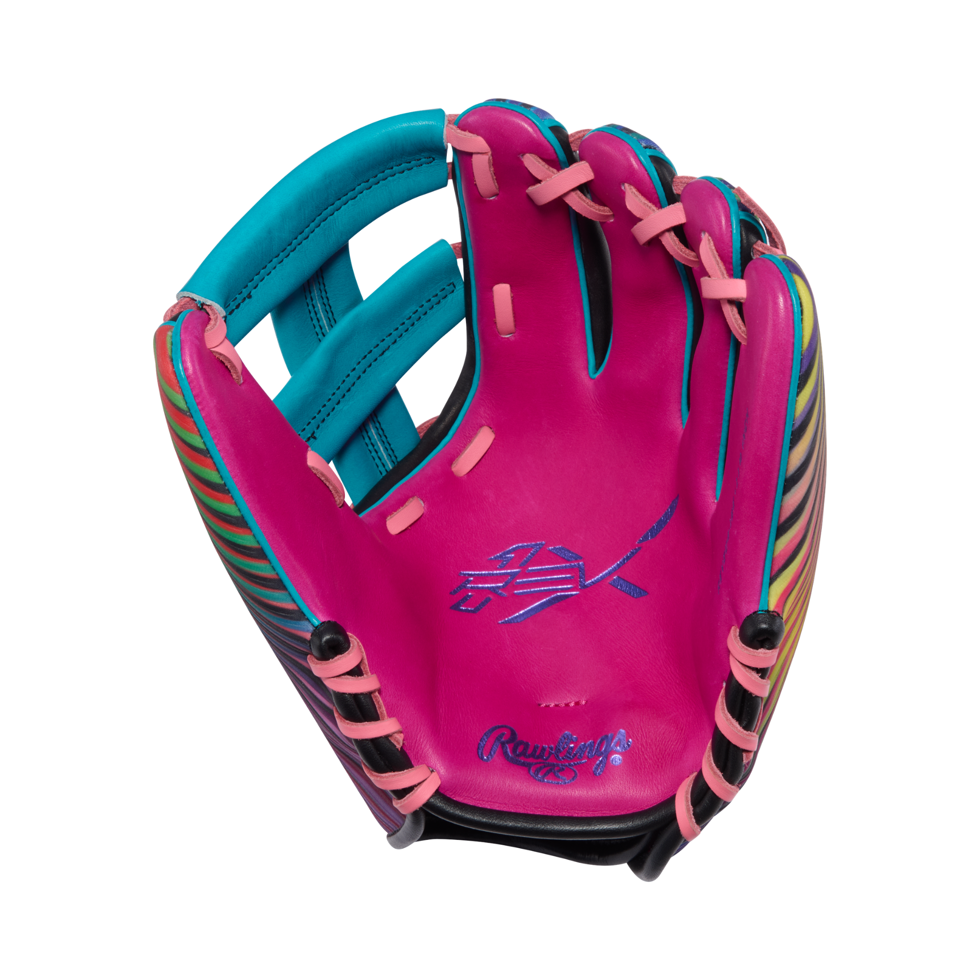 Rawlings REV1X Series REV204-1BE 11.5" Baseball Glove RHT, designed for elite-level performance with bold colors and precision.