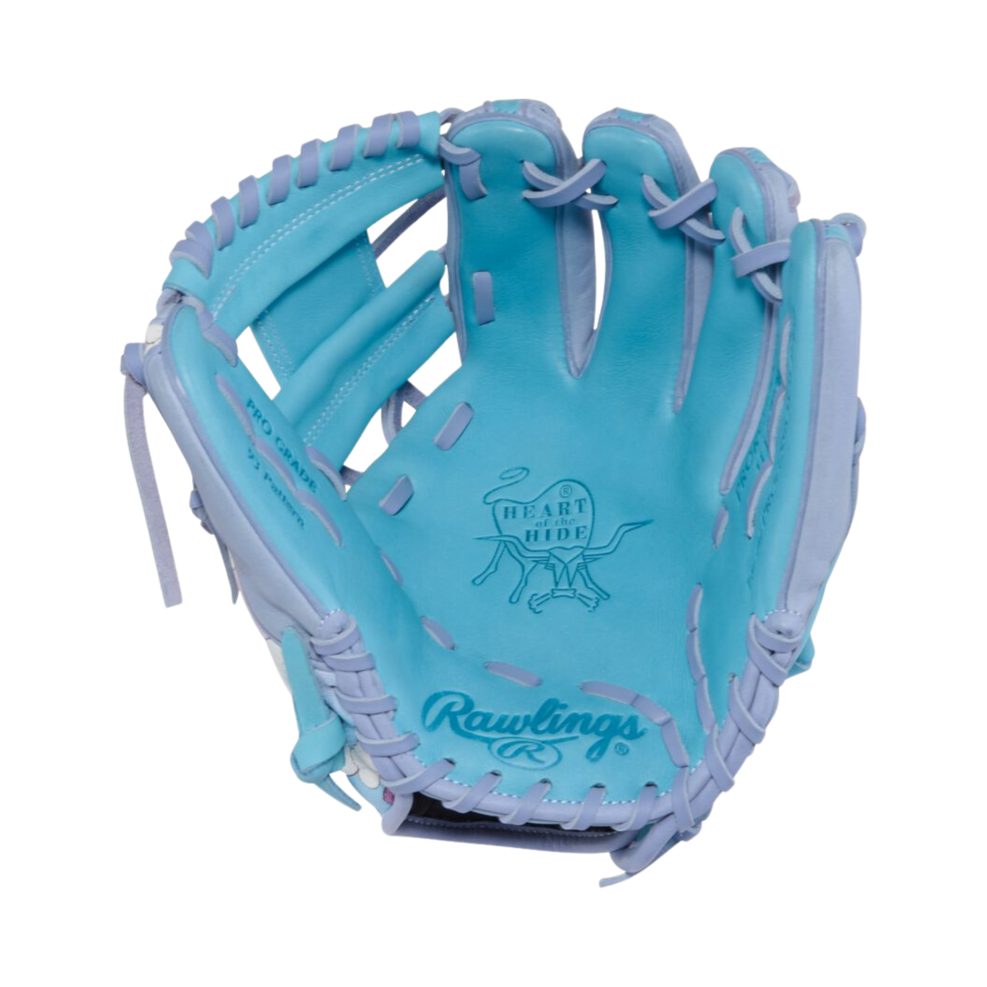 Rawlings Icon Fest Heart of the Hide Columbia Blue/Periwinkle 11.5" Infield Glove