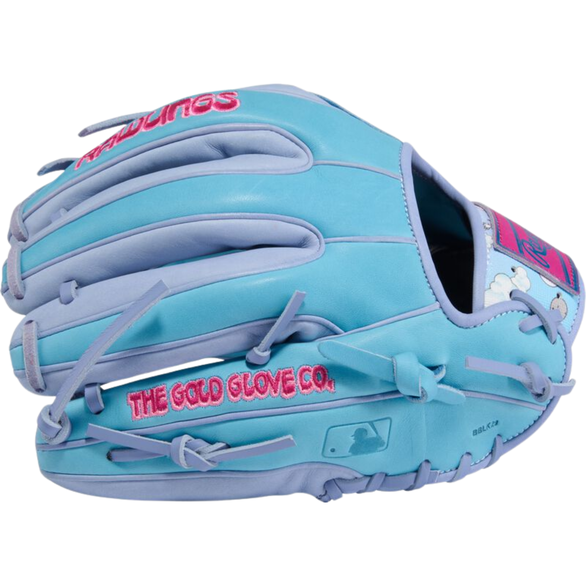 Rawlings Icon Fest Heart of the Hide Columbia Blue/Periwinkle 11.5" Infield Glove