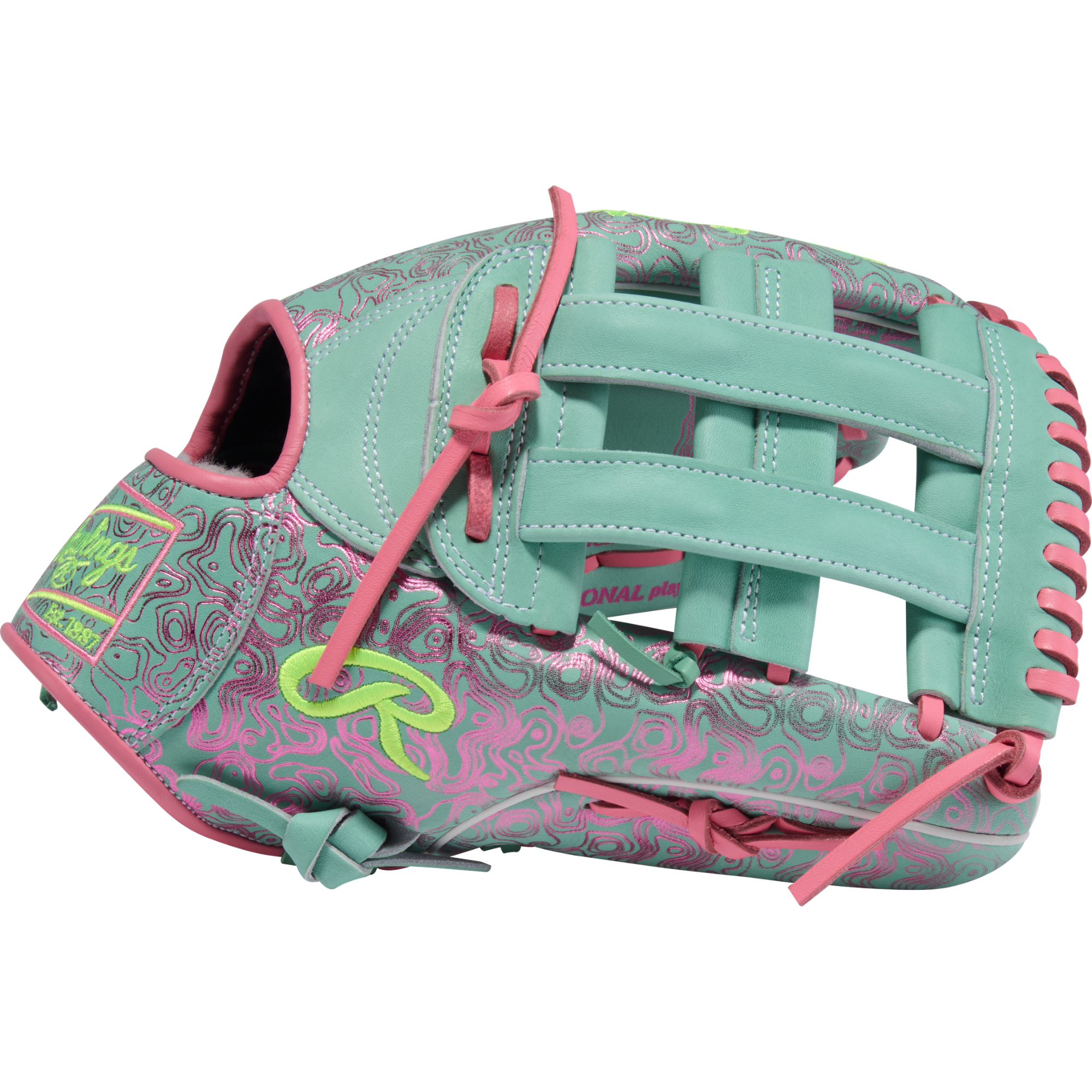 Rawlings Pro Preferred FTJ23 Outfield Glove - Pro H web detail