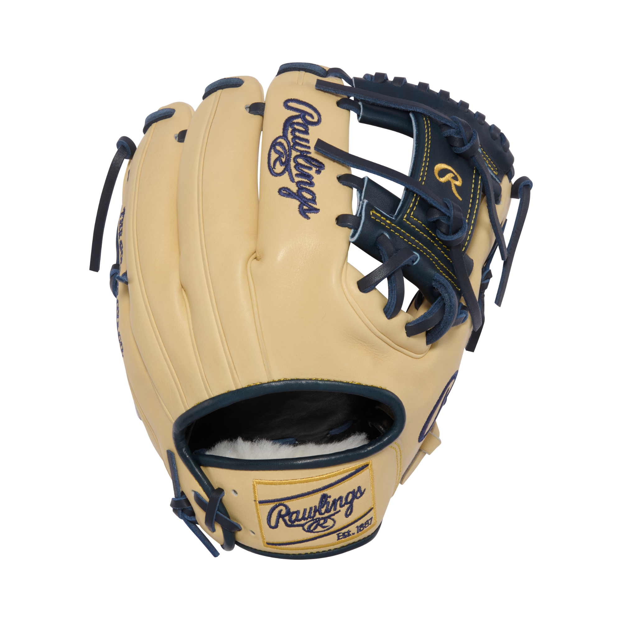 Rawlings Pro Preferred Infield Glove 11.5 Inch Baseball Glove - Back View