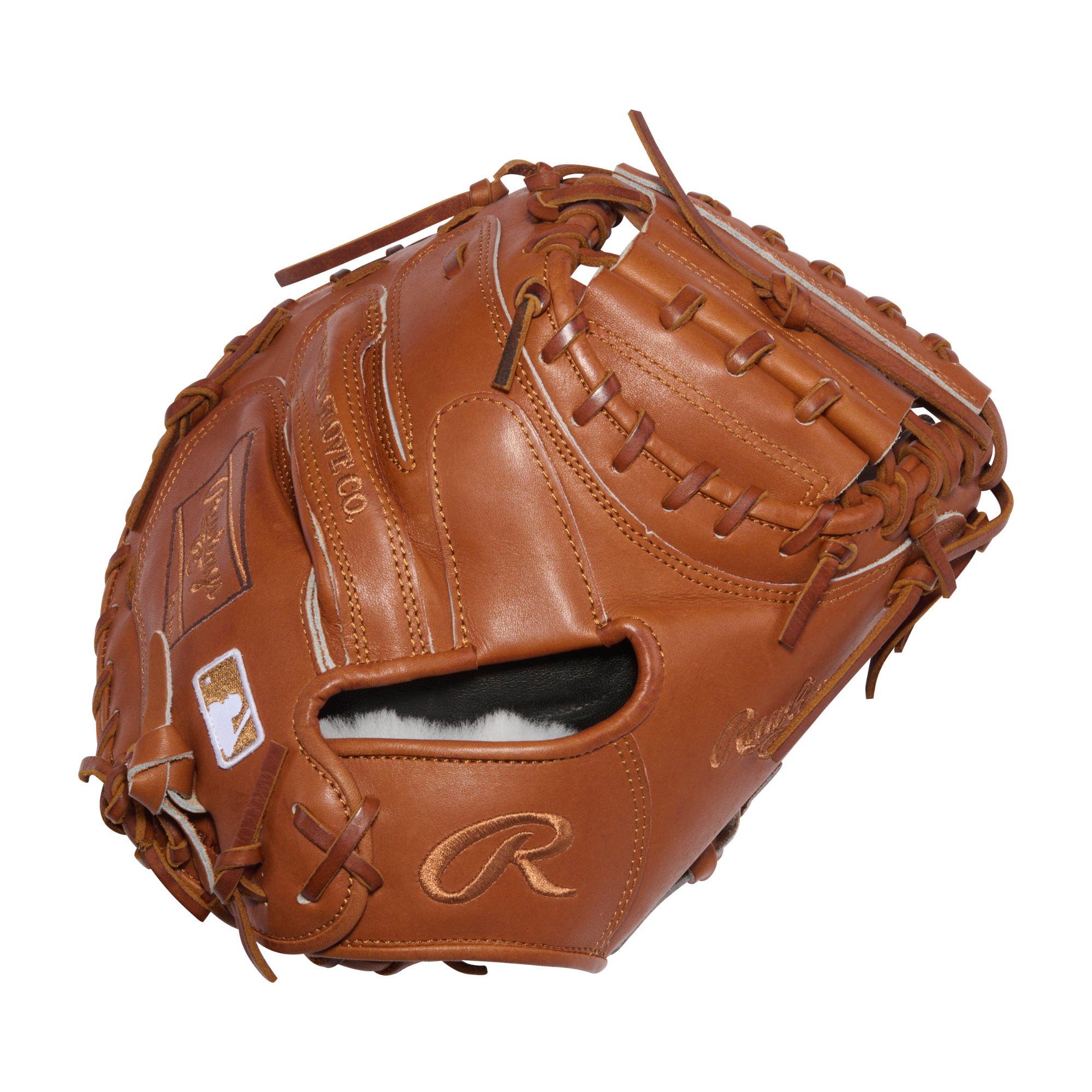 Rawlings Pro Preferred 33 Inch Catcher's Mitt - side angle back view