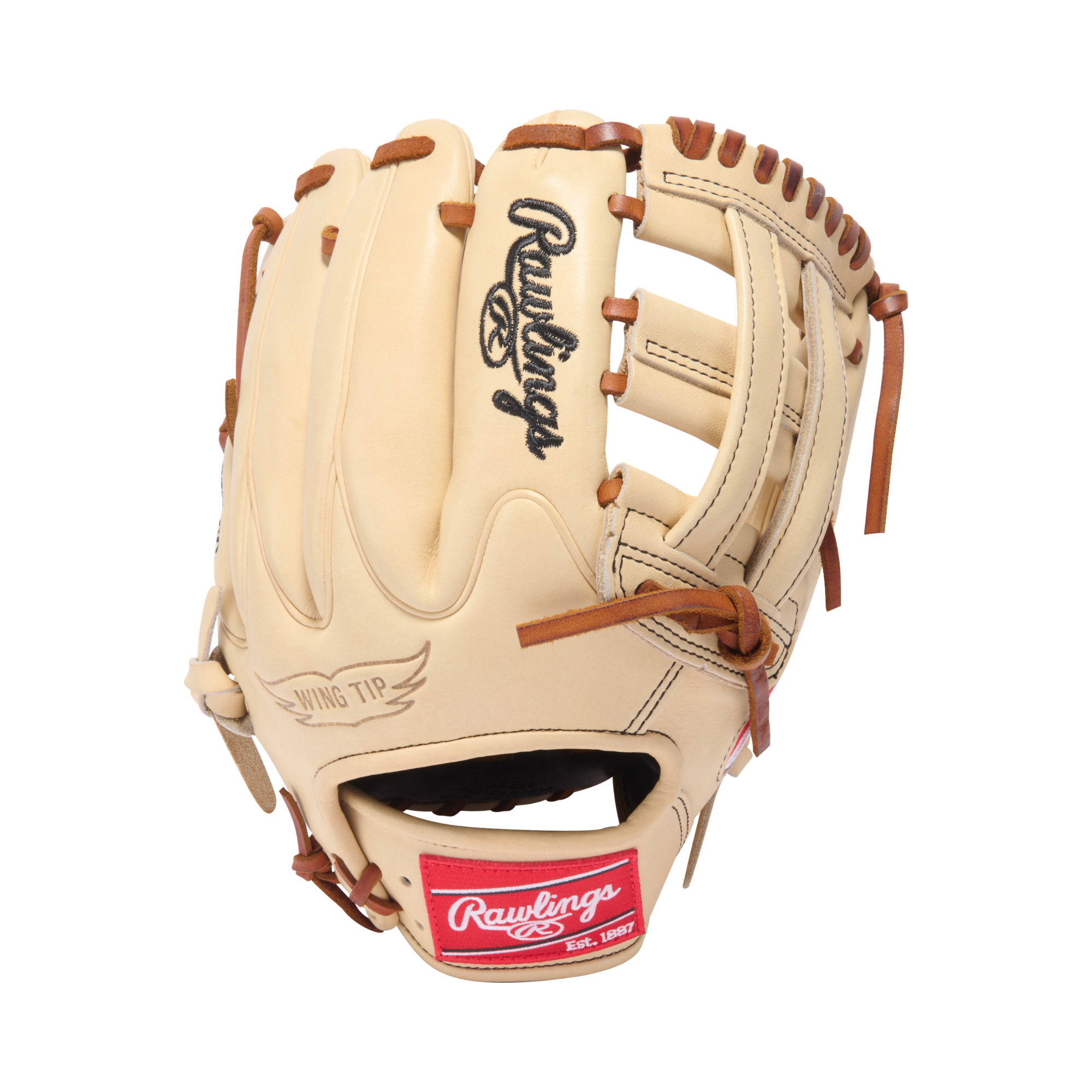 Rawlings Heart of the Hide Traditional Infield Glove 11.75 Inch Baseball Glove - Back View