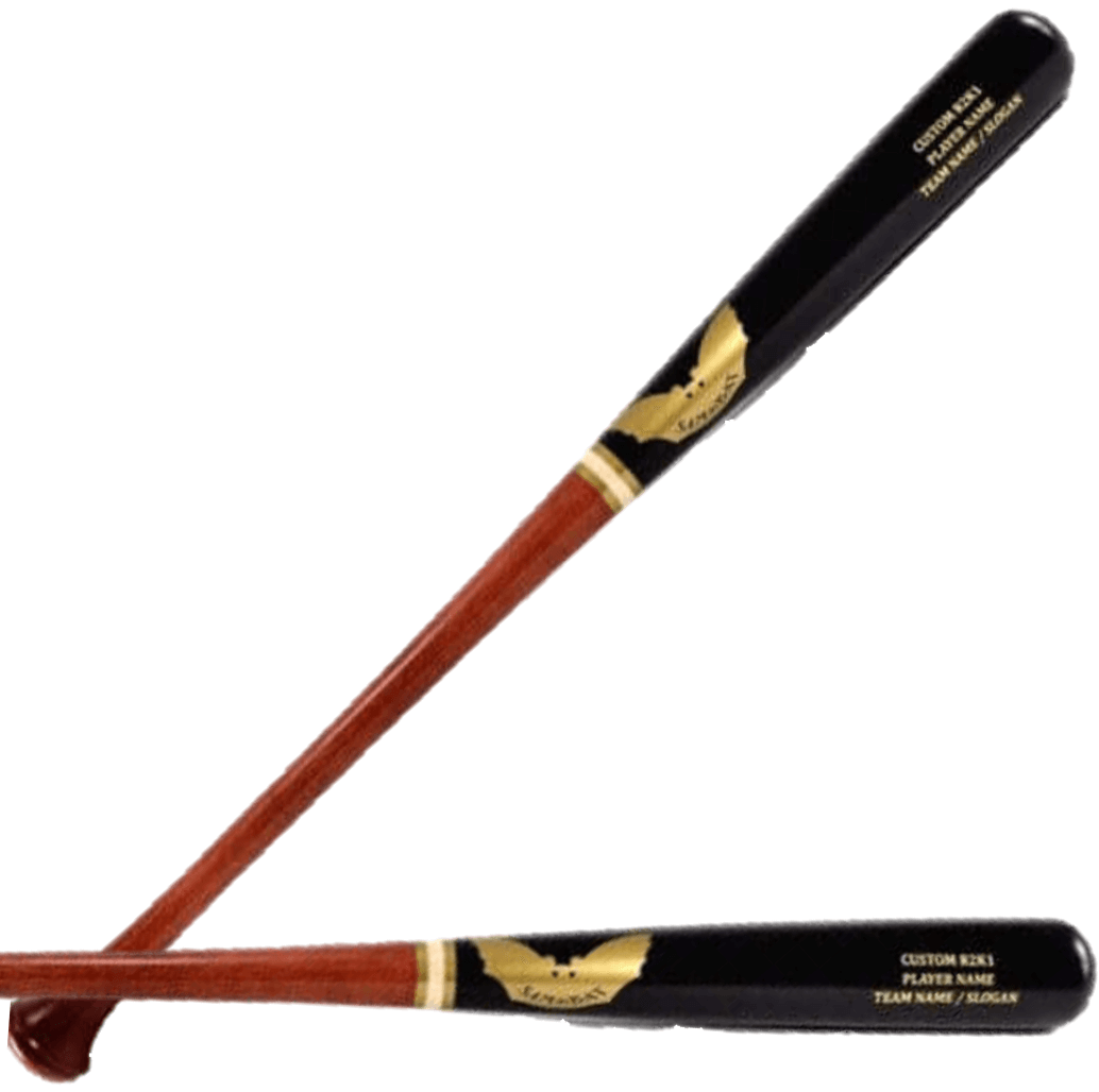 SAM BAT R2K1 baseball bat with flared knob, designed for optimal balance and performance.