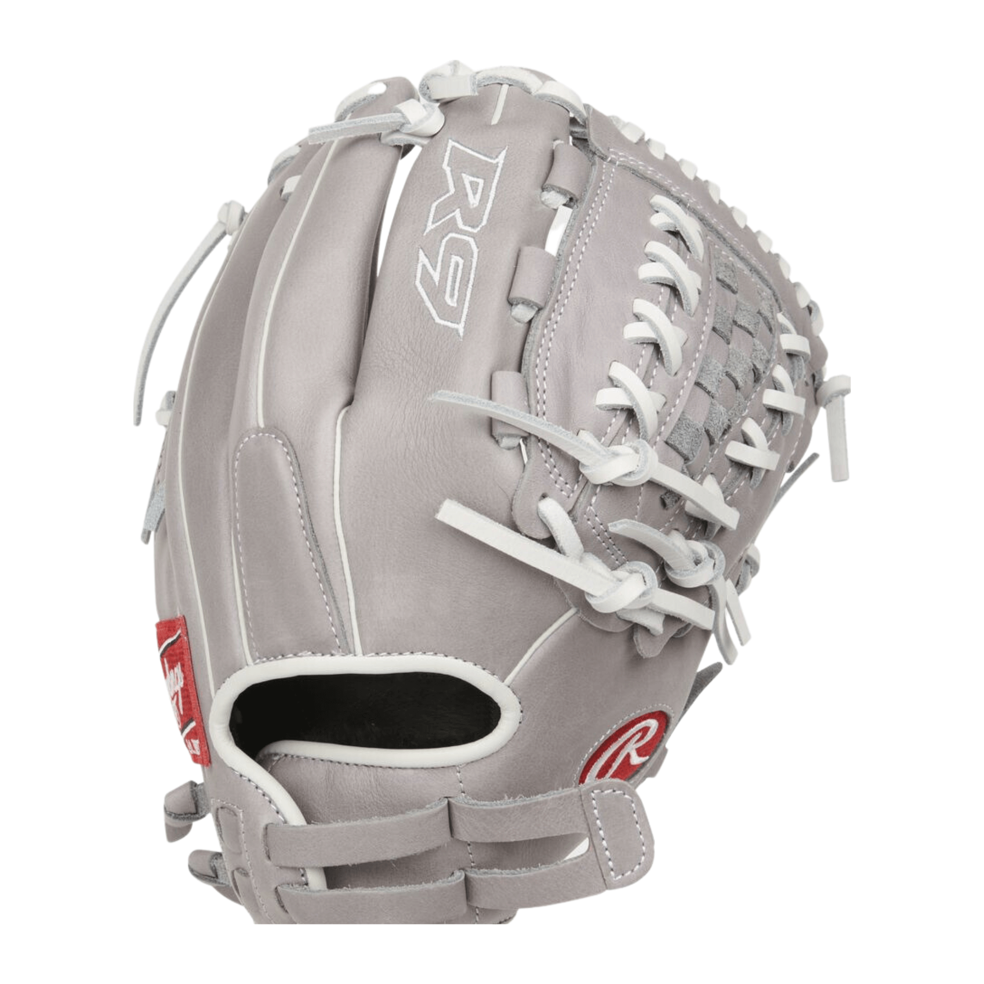 Rawlings R9 Series 12-in Fingershift Fastpitch Glove, Grey, All-Leather