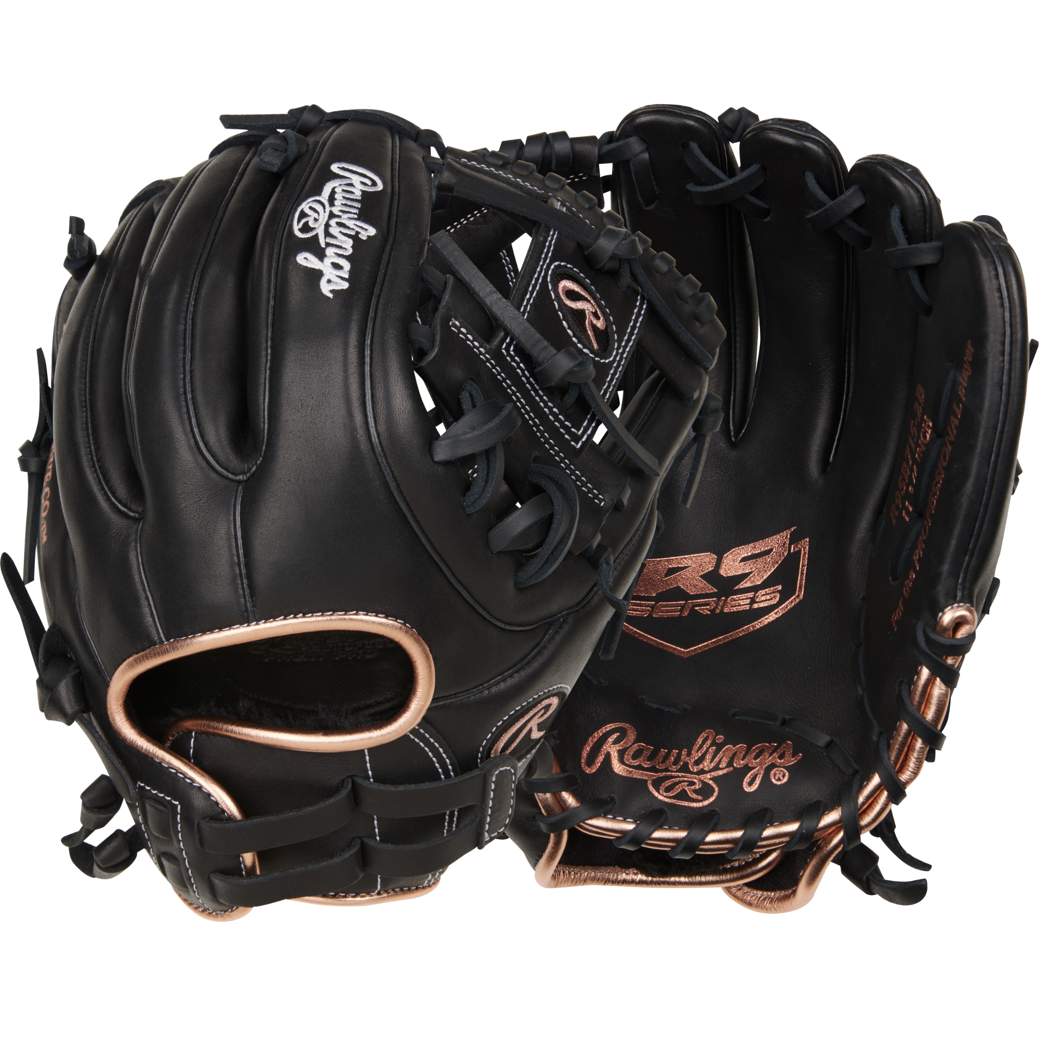 Rawlings R9 Series Softball Glove Black 11.75"