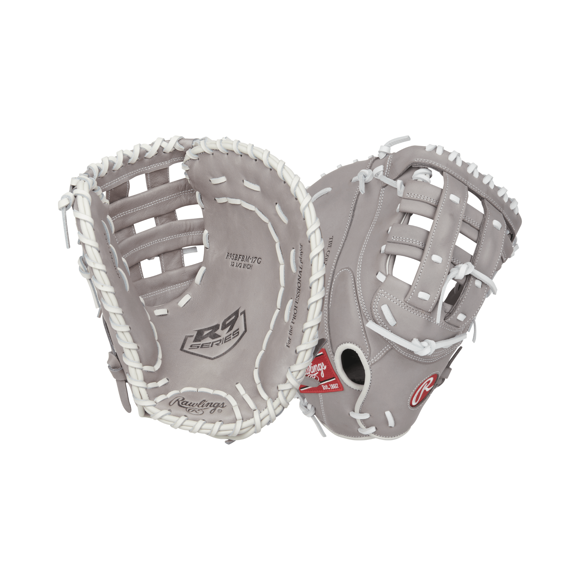 Rawlings R9 Series 1B Mitt, H Web, Left Hand Throw, 12.5-inch