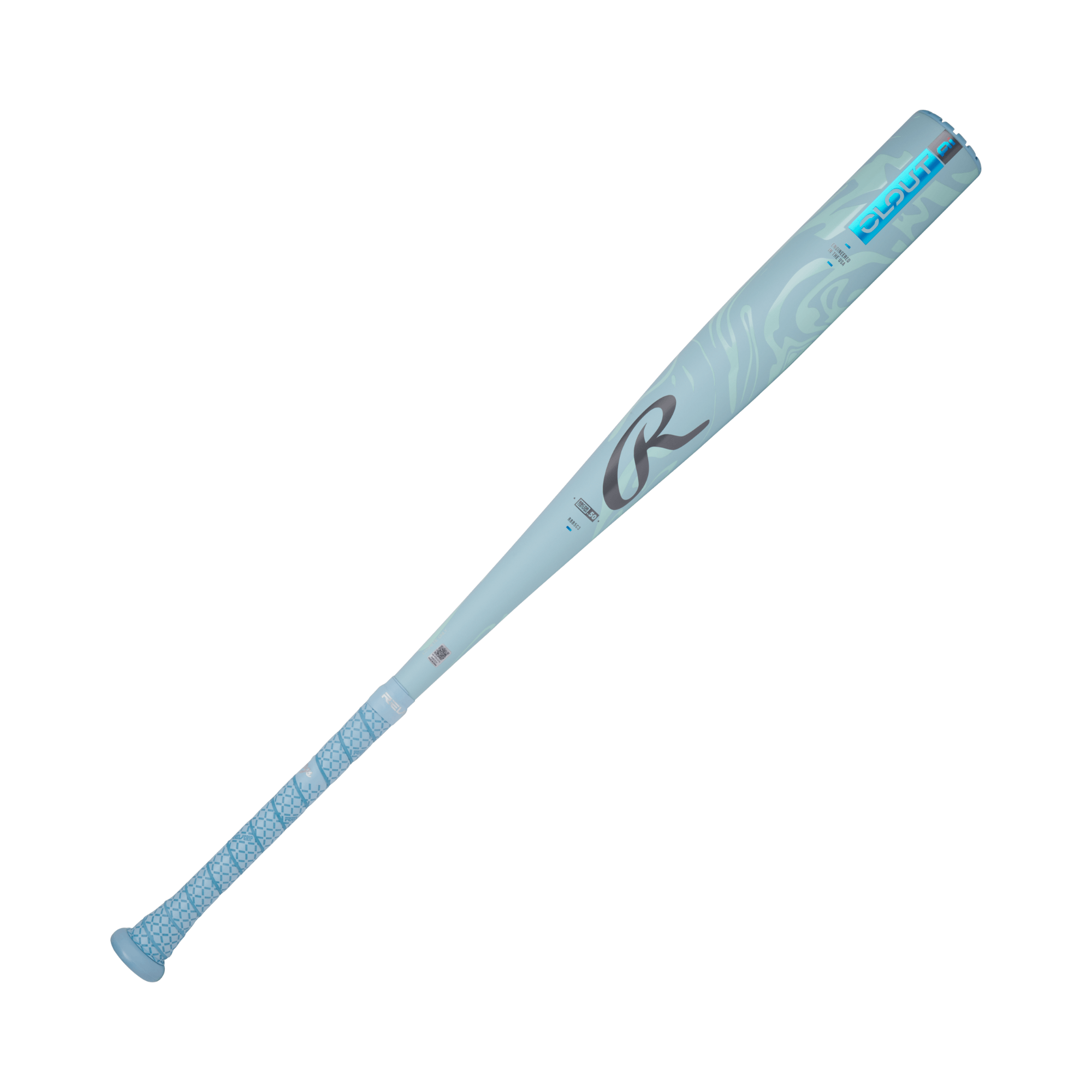 Rawlings Clout AI 2025 -3 BBCOR baseball bat featuring an innovative design for enhanced performance.