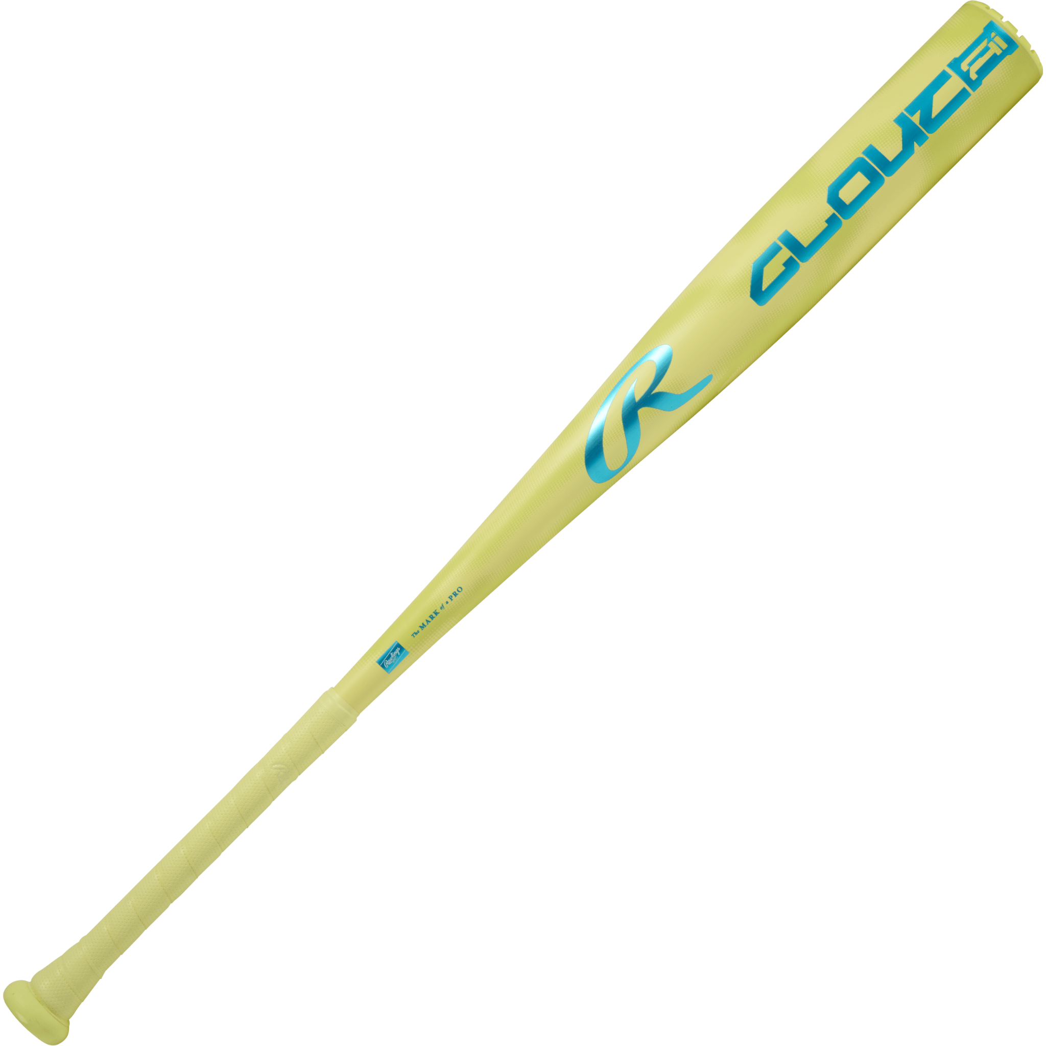 Front view of 2026 Rawlings Clout AI BBCOR bat with BBCOR certification stamp and clean alloy finish