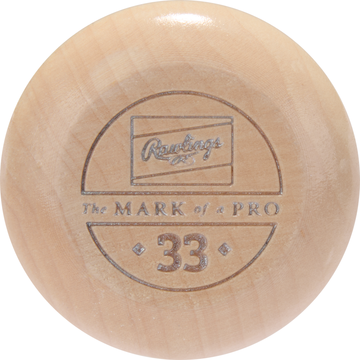 Rawlings Big Stick Elite R243 maple wood bat knob detail