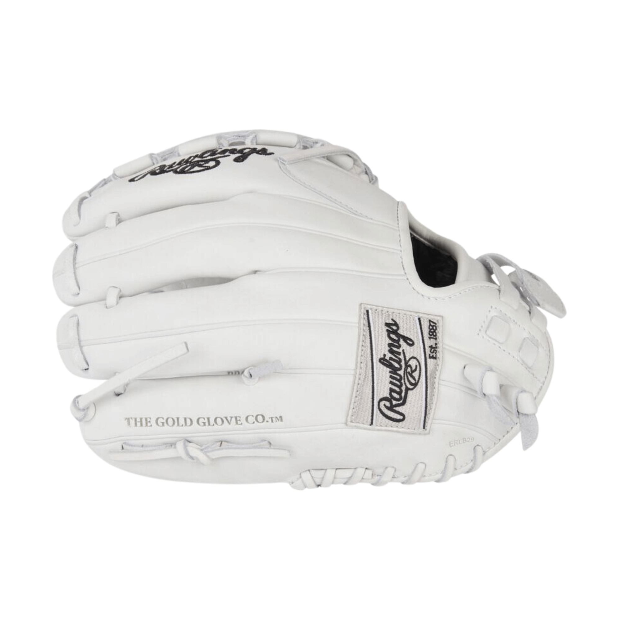 Rawlings Liberty Advanced 11.5-inch Softball Glove RHT in white full-grain leather with quick break-in
