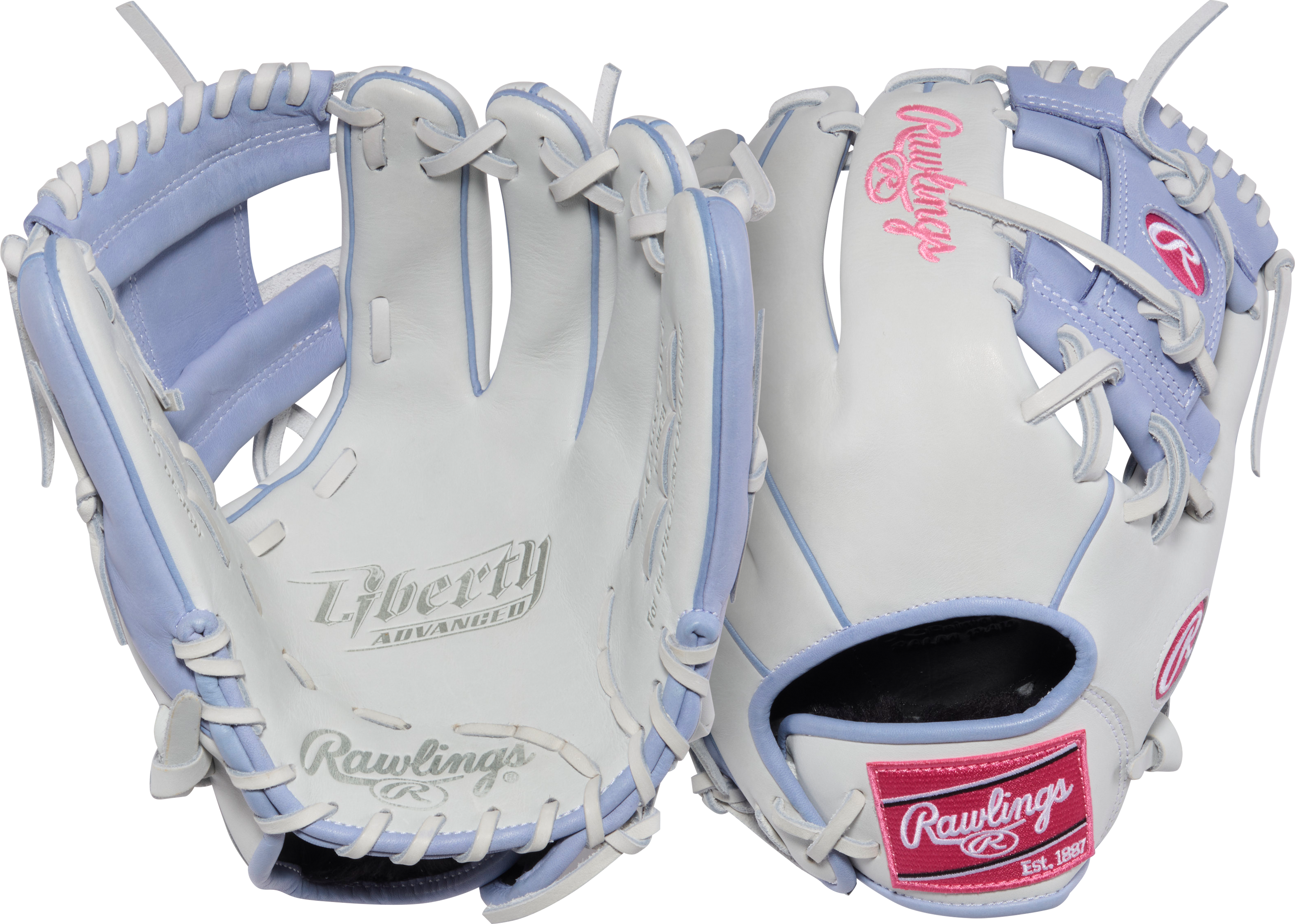 Rawlings Liberty Advanced Softball Glove – front and back view