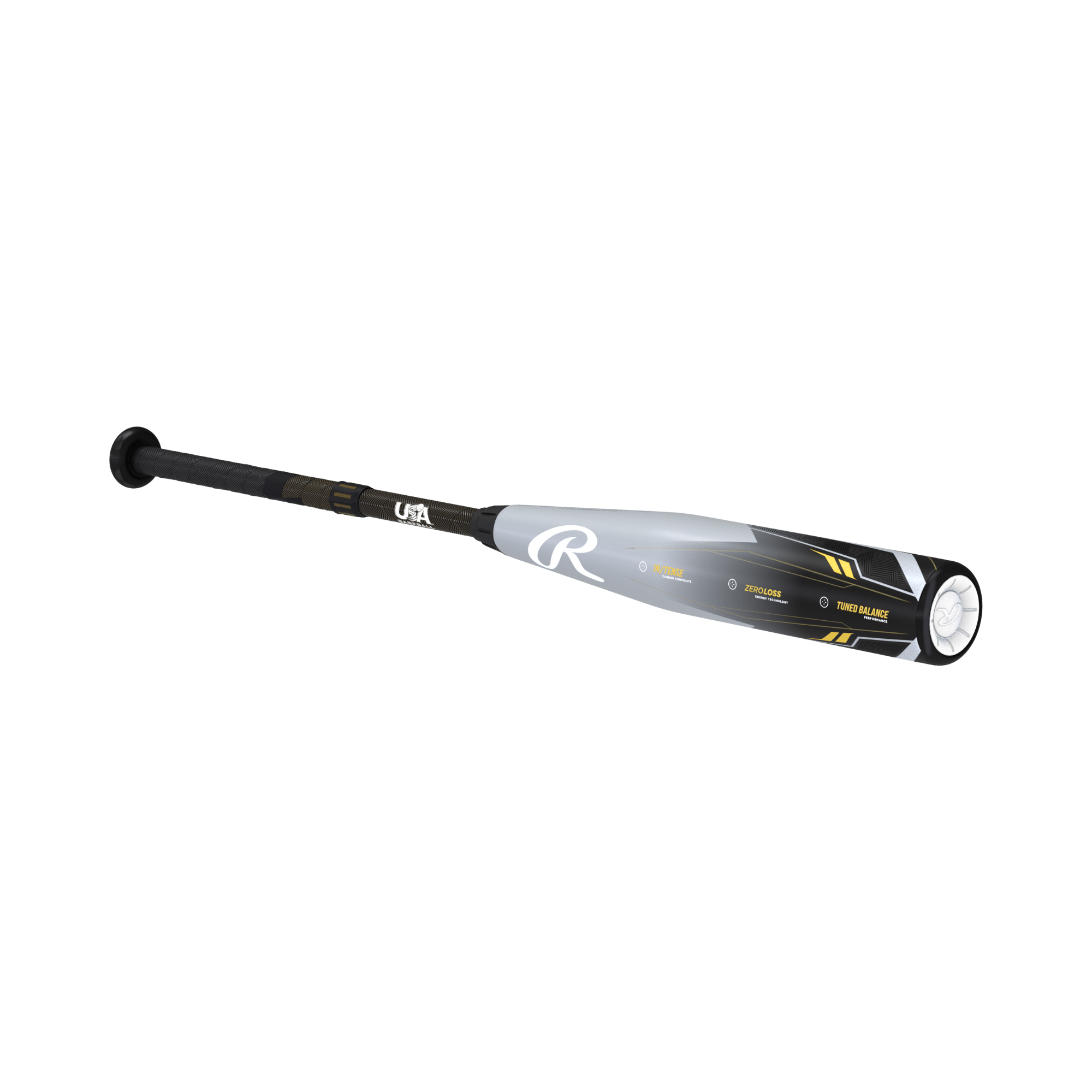 Rawlings Icon -10 USA youth baseball bat with a 2 5/8" barrel and In/Tense carbon composite construction.