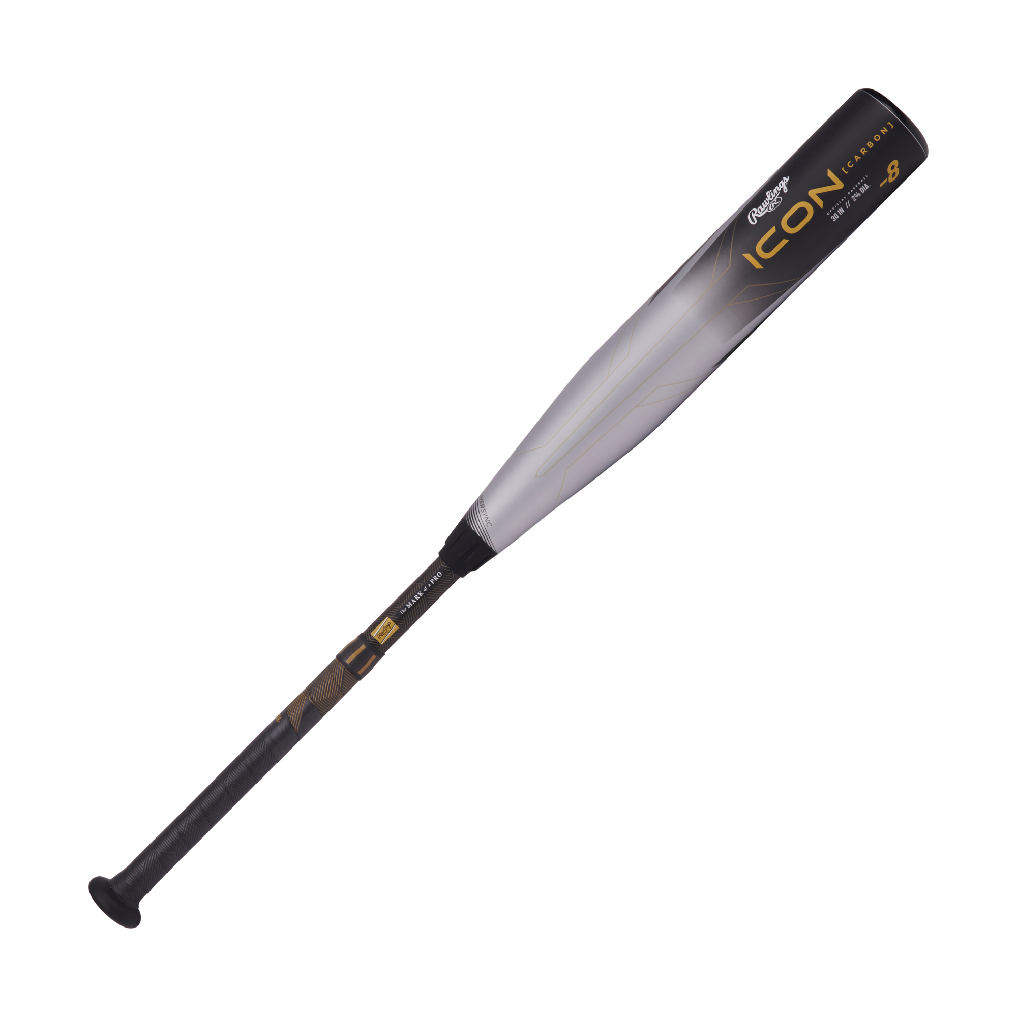 Rawlings Icon  -8  (2  5/8"  Barrel)  USA  Youth  Baseball  Bat