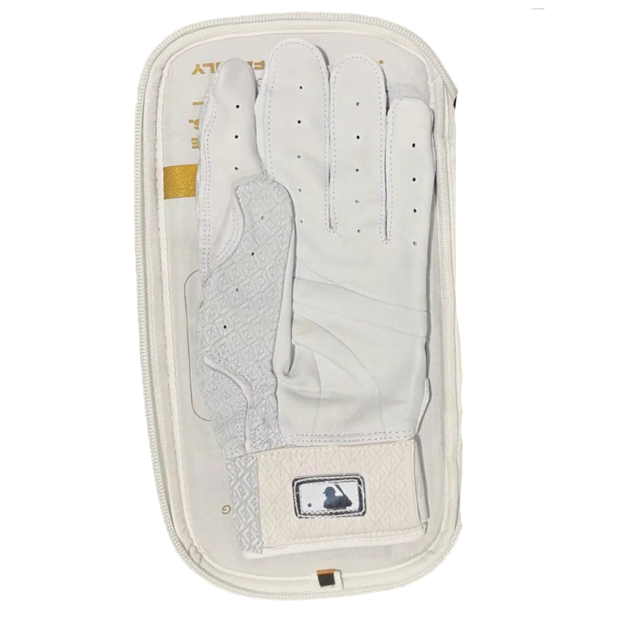 Franklin MLB Ultra White Chrome Batting Gloves Youth