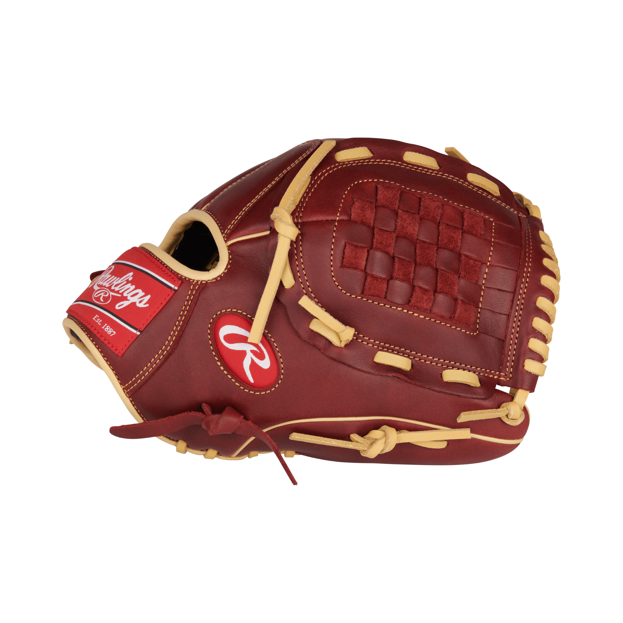 Rawlings Sandlot 12-inch Infield/Pitcher Baseball Glove, Right Throw, Vintage Design
