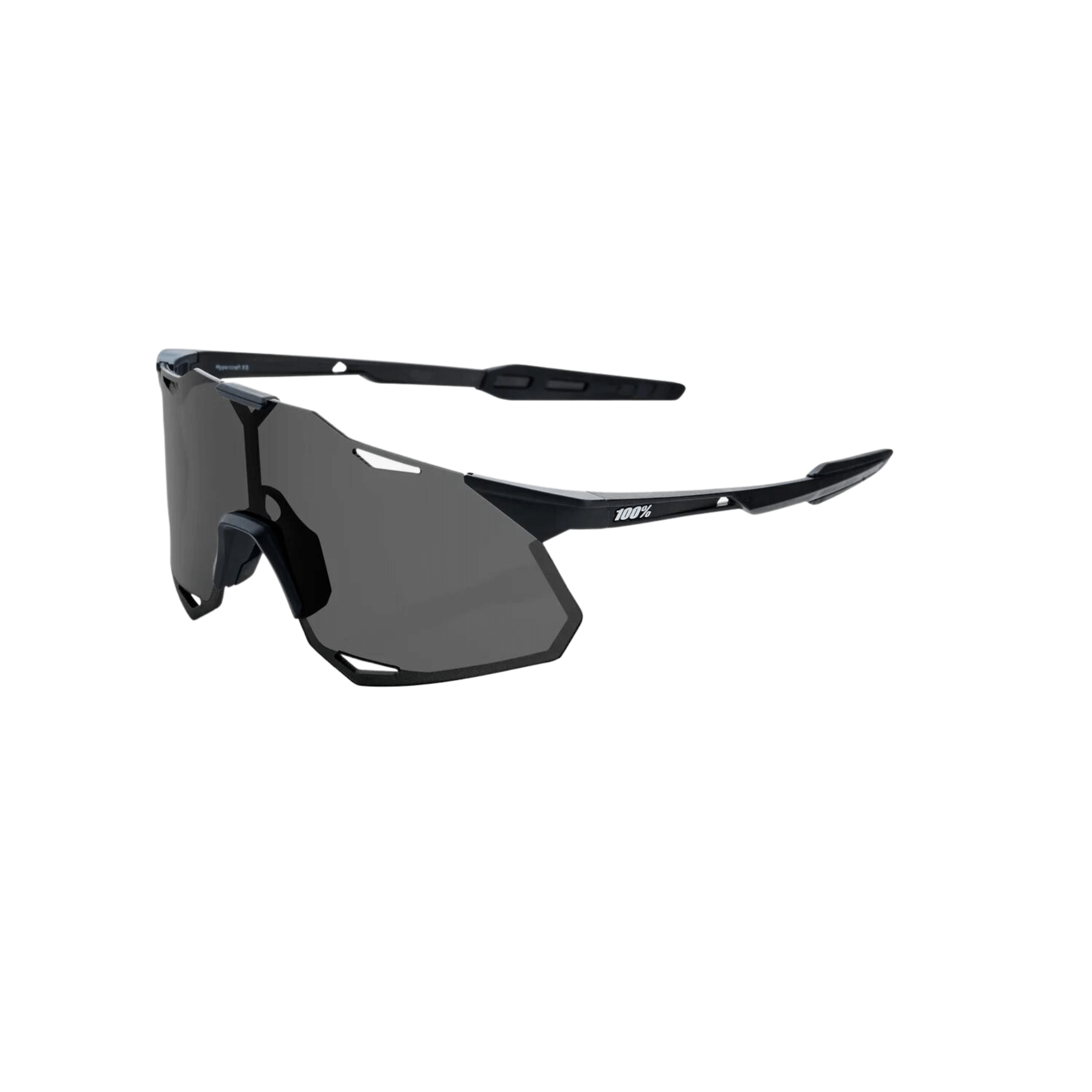 100% Hypercraft XS Matte Black Smoke Lens - OS