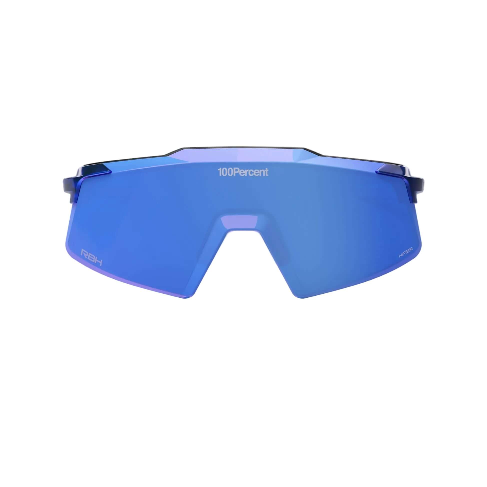 100% Aerocraft RBH Gloss Blue Holographic - HiPER Royal Blue Mirror Lens front view