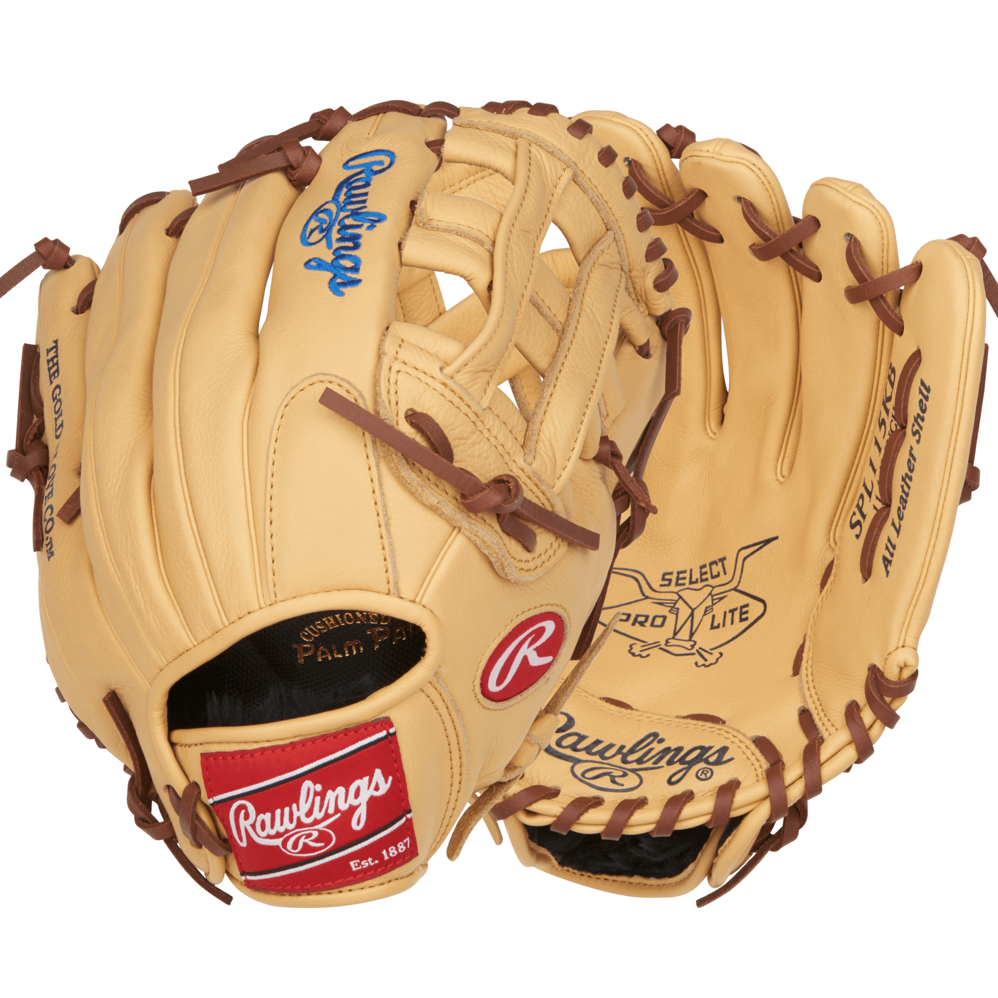 Rawlings Select Pro Lite Kris Bryant Youth Infield Glove 11.5" left-hand throw, designed for young players for better control.