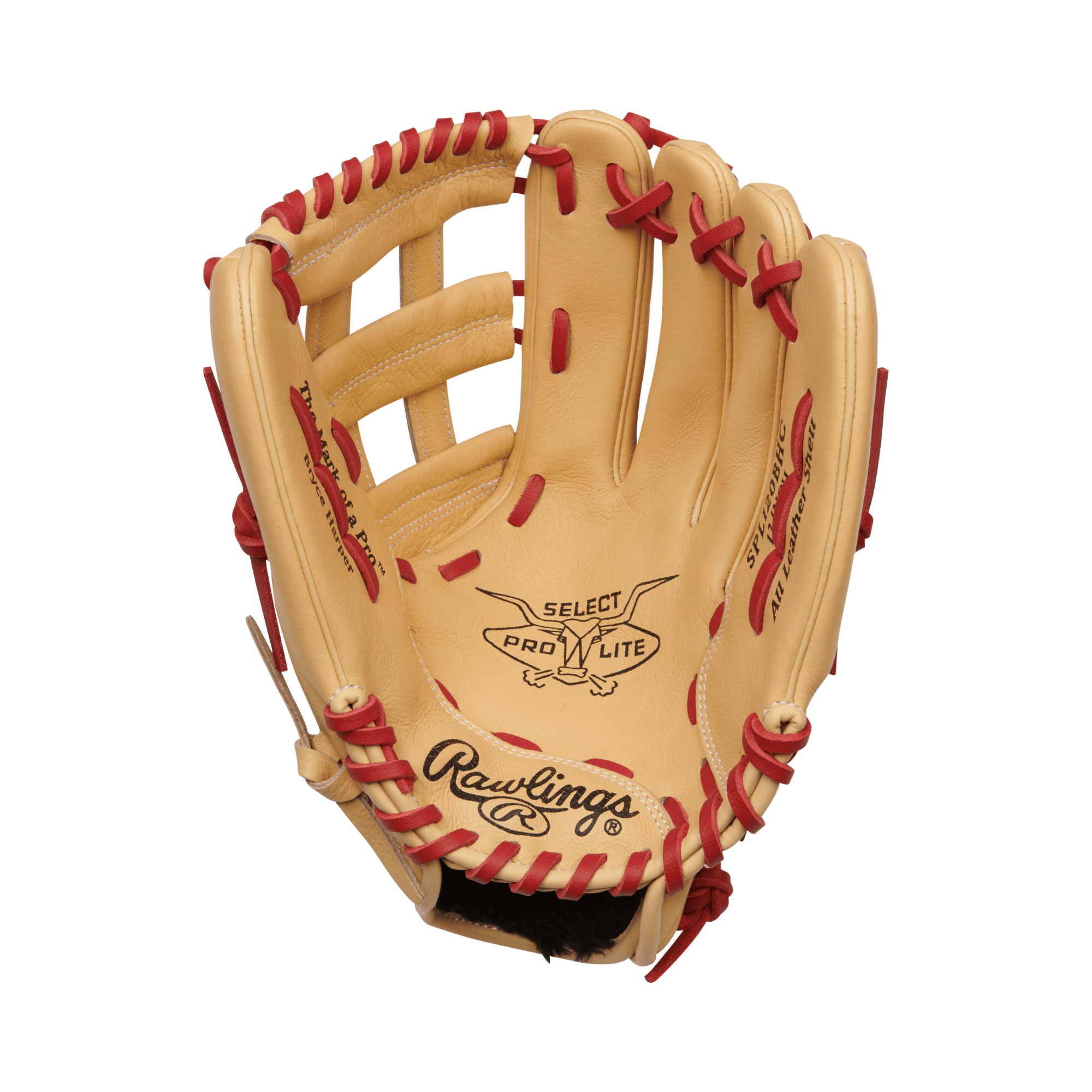 Rawlings Select Pro Lite Bryce Harper Youth Baseball Glove, 12-inch, front view