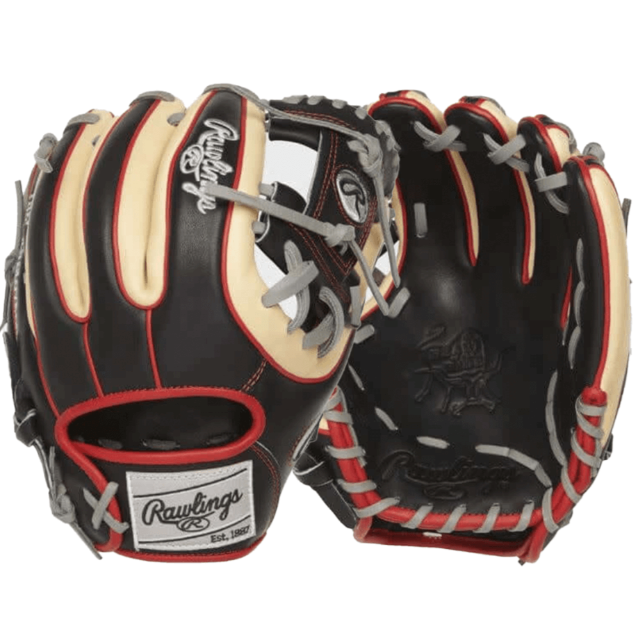 Rawlings Heart of the Hide R2G 11.5-inch infielders glove with premium steer-hide and pro I-web design.
