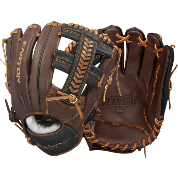 Easton FS-D32B Flagship 11.75" infield glove with rawhide lace and wool shearling wrist liner for comfort.