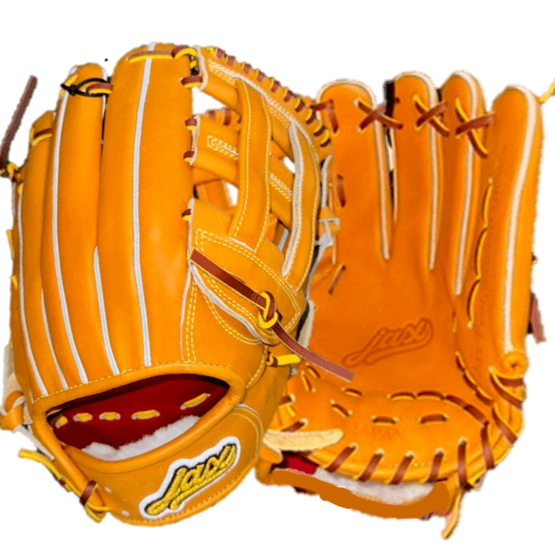 Jax EN-7 infield glove in tan leather, showcasing deep pocket and flexible design for precision play, 11.75 inches RHT.