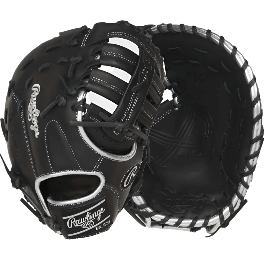 Rawlings Encore Gamer 12-Inch First Base Mitt LHT featuring premium leather and extended web for optimal protection.