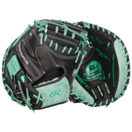 Rawlings Pro Preferred Series Catchers Mitt Black/Mint 33"