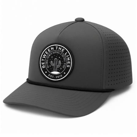 BTL Patch Trucker Rope Hat Dark Grey