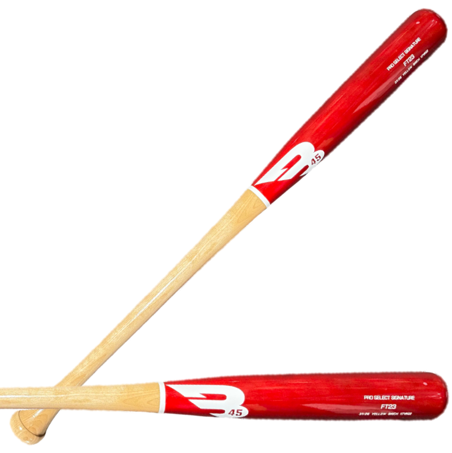 B45 Pro Select FT23 Varnished/Cherry/White Wood Baseball Bat