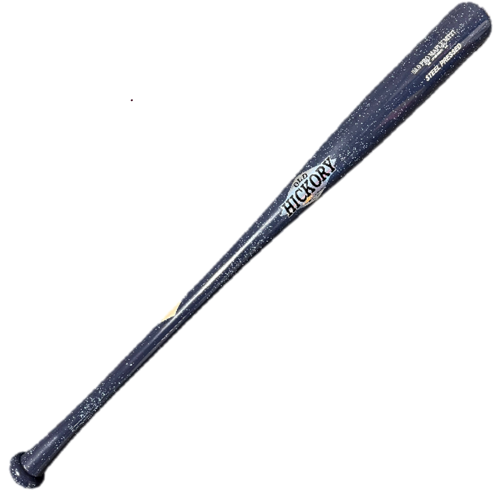Old Hickory Steel Pressed MT27 Navy Splatter Custom Wood Baseball Bat