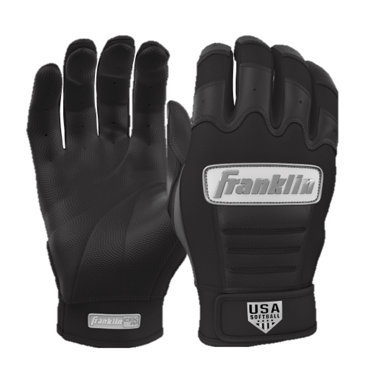 Franklin Women's Softball CFX Pro Fastpitch Batting Gloves - Black