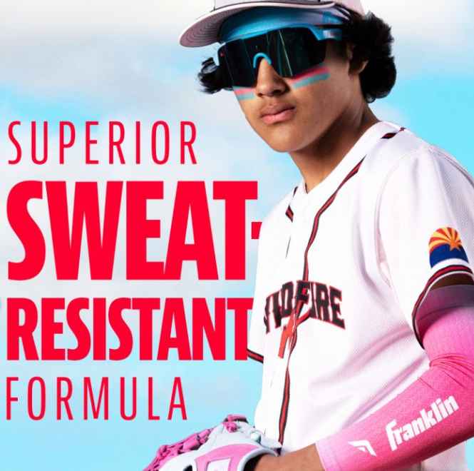 Franklin MLB Colored Eye Black Pink Fusion