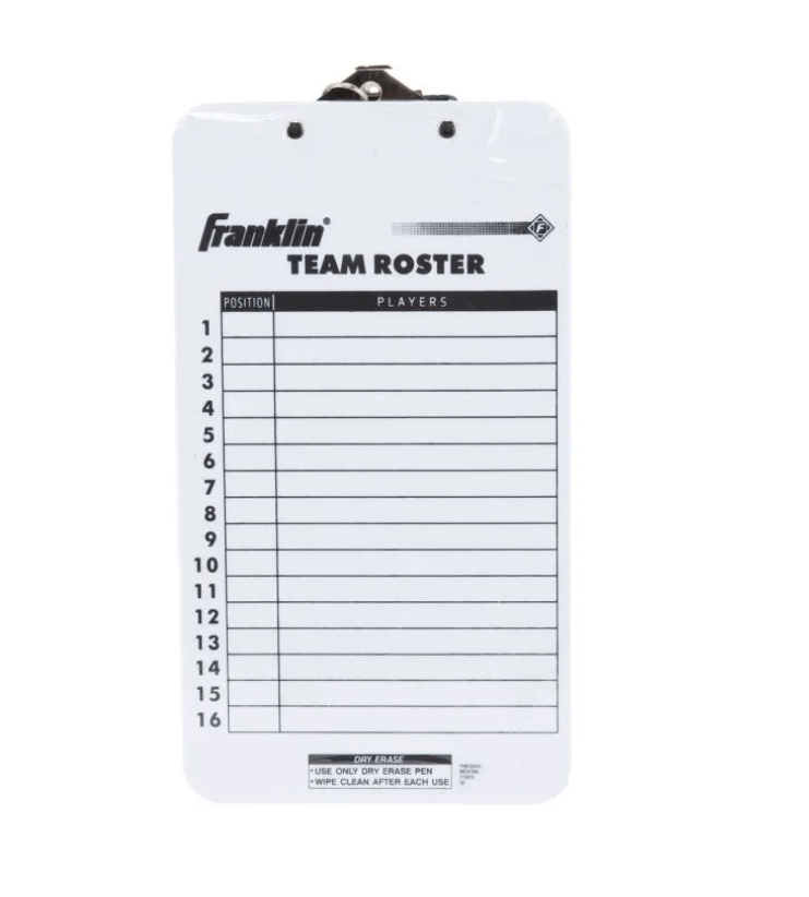MLB Coaches Clipboard