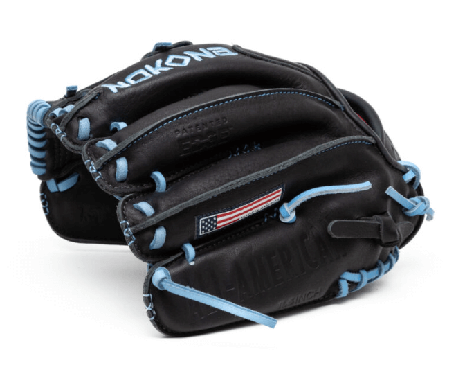 Nokona S1 All-American S1-EP400 Black Infield Glove I Web 11.5"