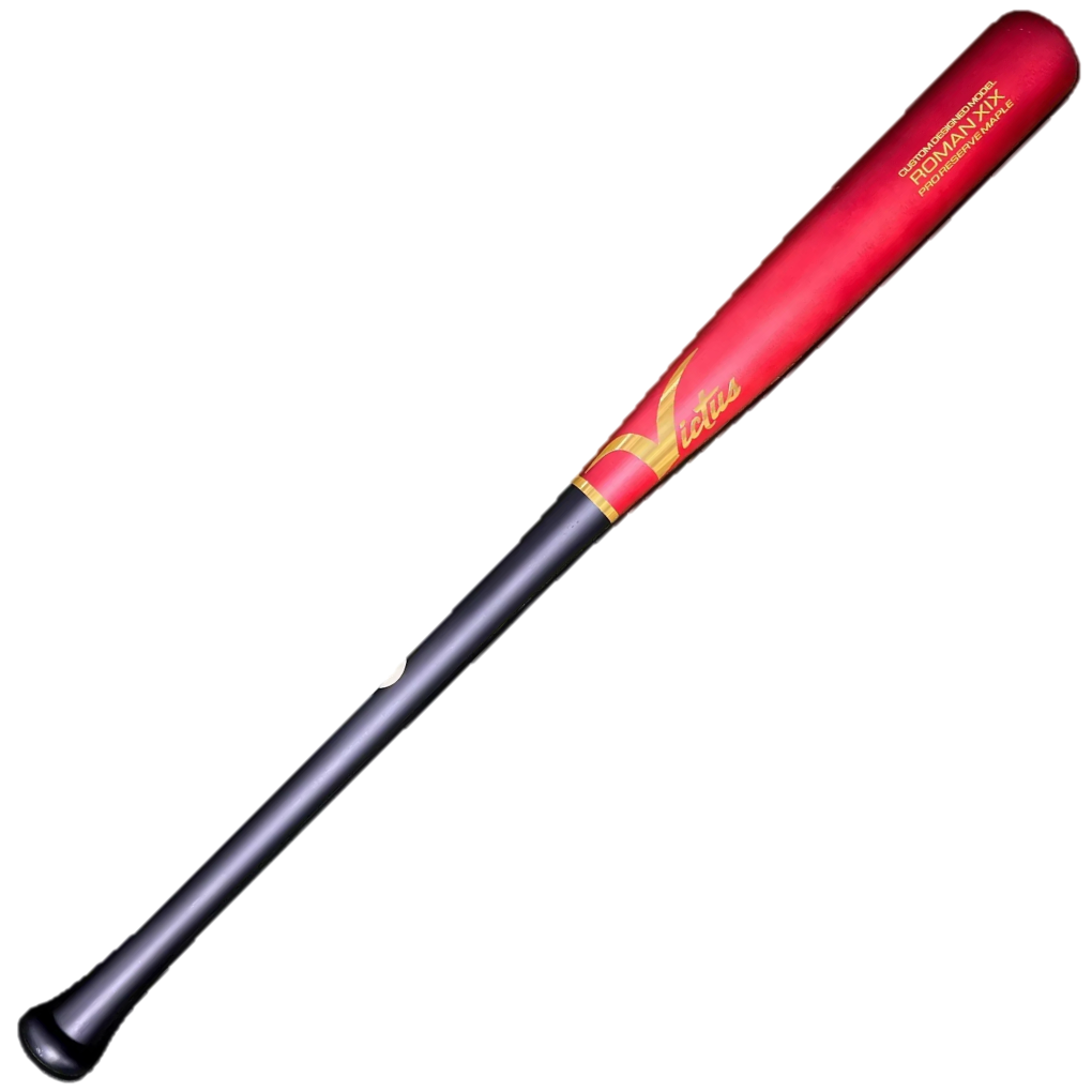 Victus RomanXIX Flat BK/FL CH Maple Pro Reserve Wood Baseball Bat