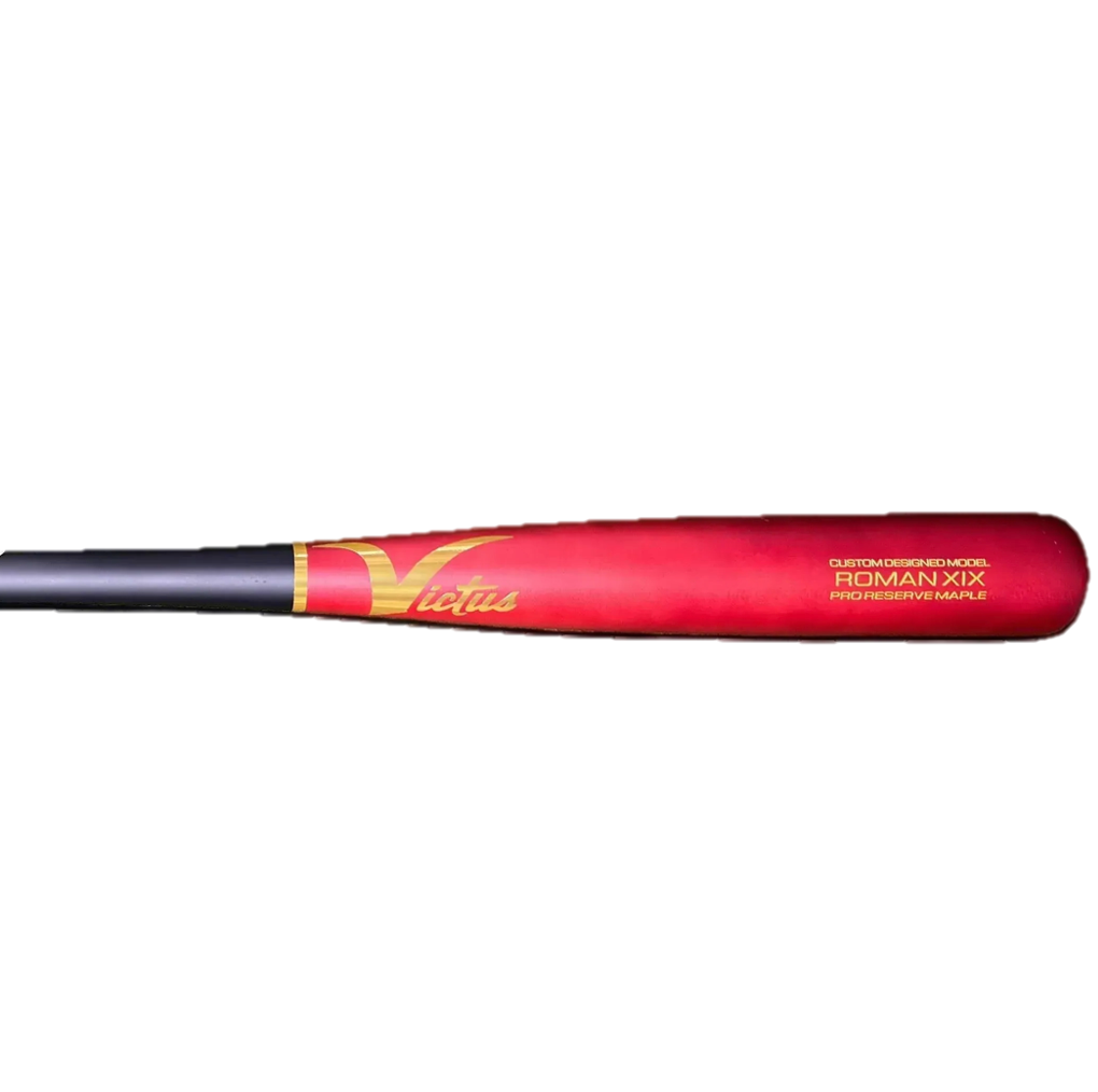 Victus RomanXIX Flat BK/FL CH Maple Pro Reserve Wood Baseball Bat