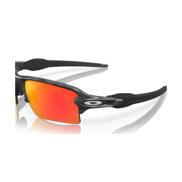 Oakley Flak 2.0 XL Matte Black Camo W/ Prizm Ruby Injected Man Sunglass